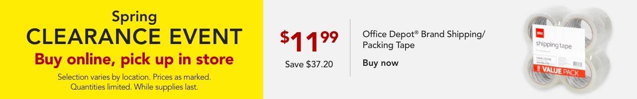 packaging tape clearance