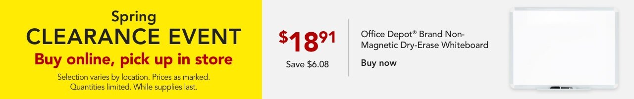 dry erase board clearance