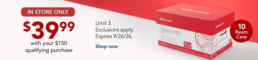 10 ream case paper deal