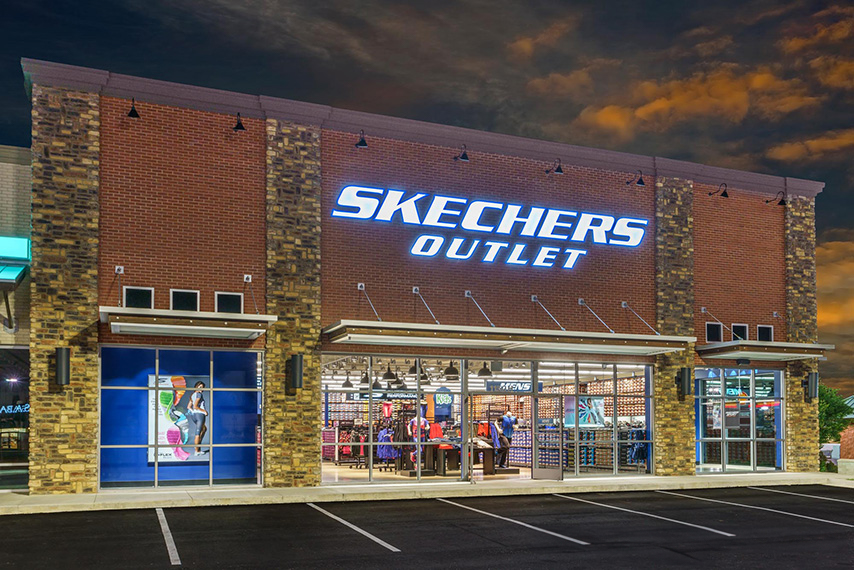 Skechers storefront. Your local shoe store in Jackson, TN