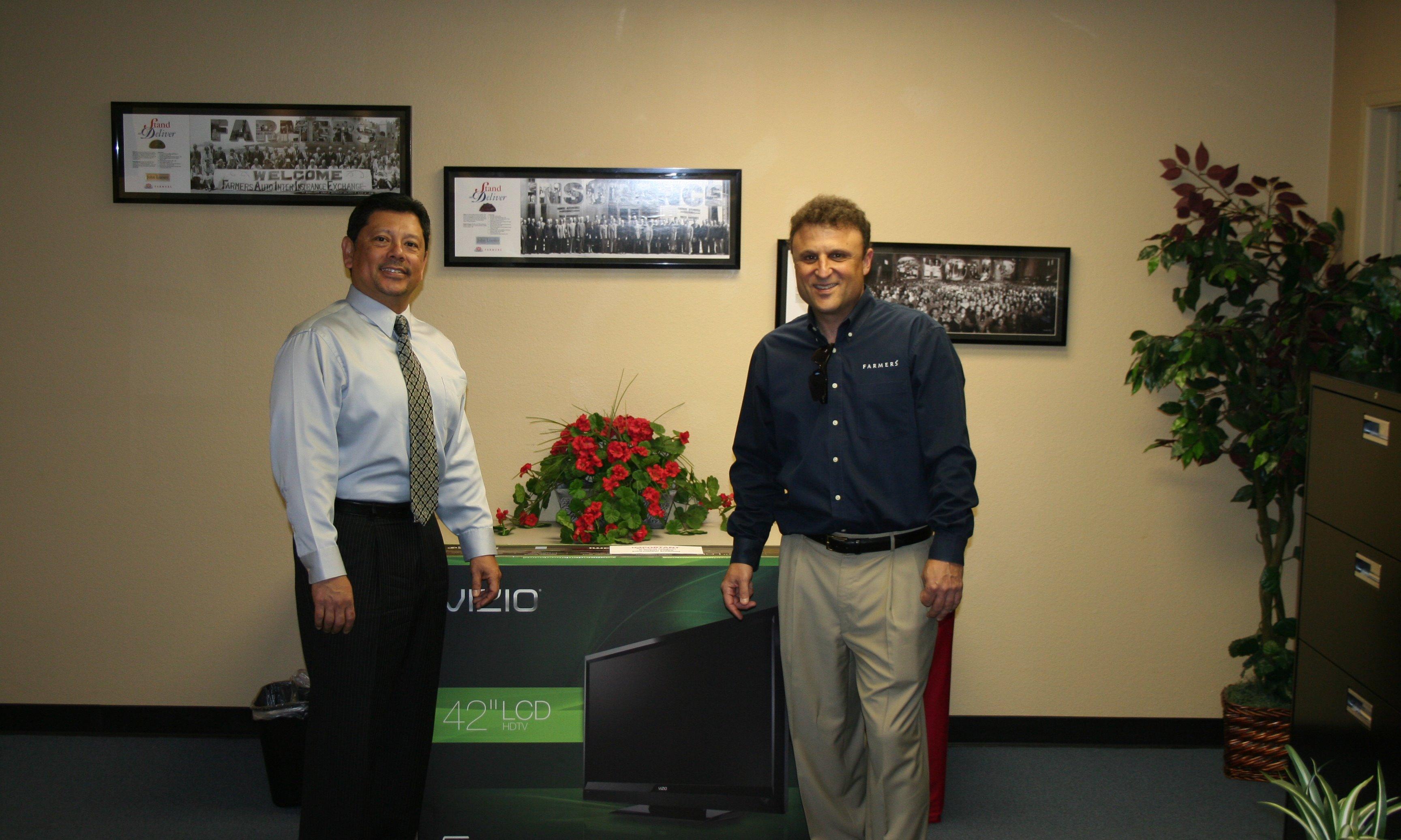 Frank Magana Jr one of our Grand Prize winner of our TV giveaways!