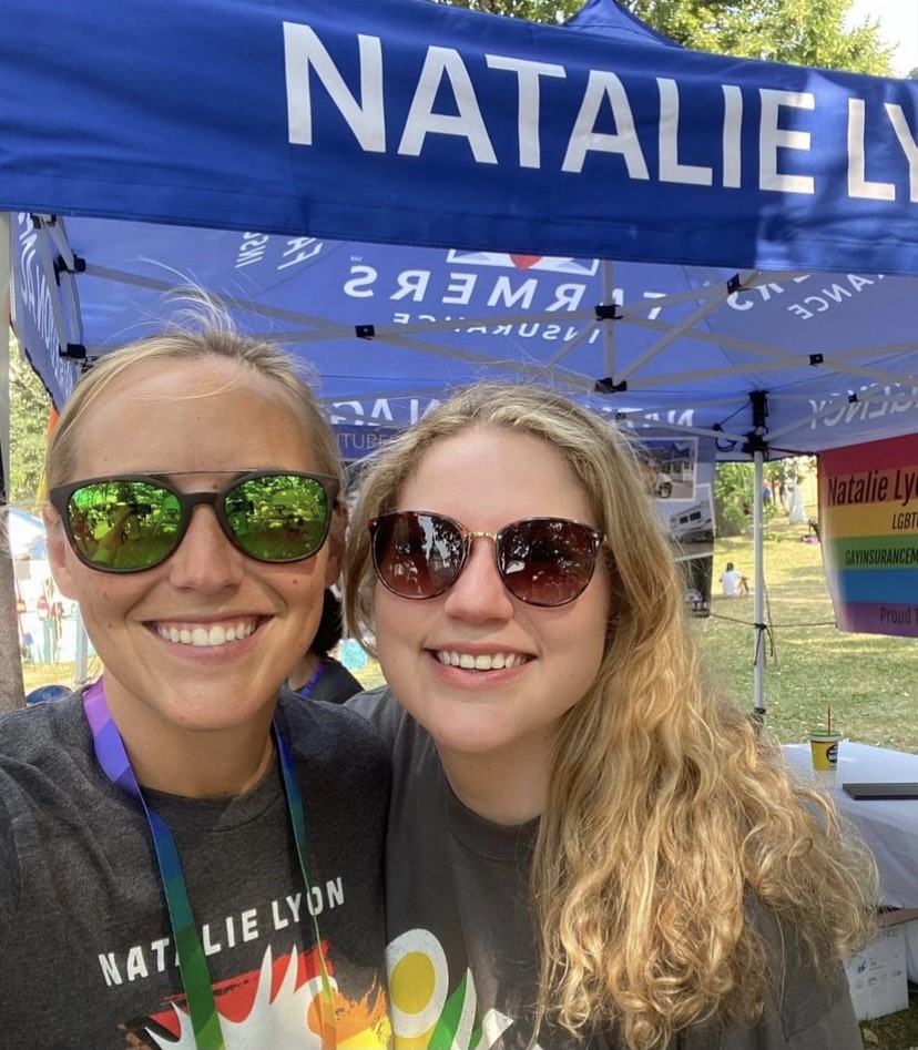Handed out coozies and candy at the St Cloud Pride Parade!